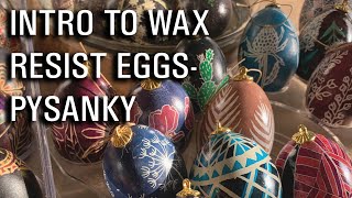 Easter Egg Decorating Technique (Batik Wax Method) - Video 1