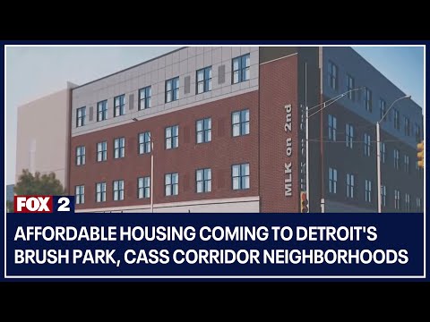 Affordable housing coming to Detroit's Brush Park, Cass Corridor neighborhoods