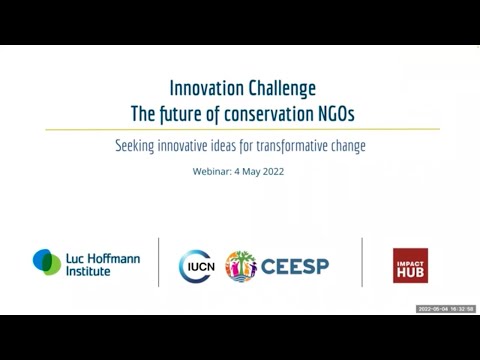 Webinar | The future of conservation NGOs innovation challenge – Ideas for transformative change