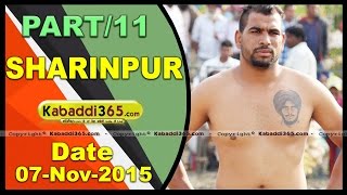 (1) Sharinpur (Hoshiarpur) Kabaddi Tournament 7 Nov 2015