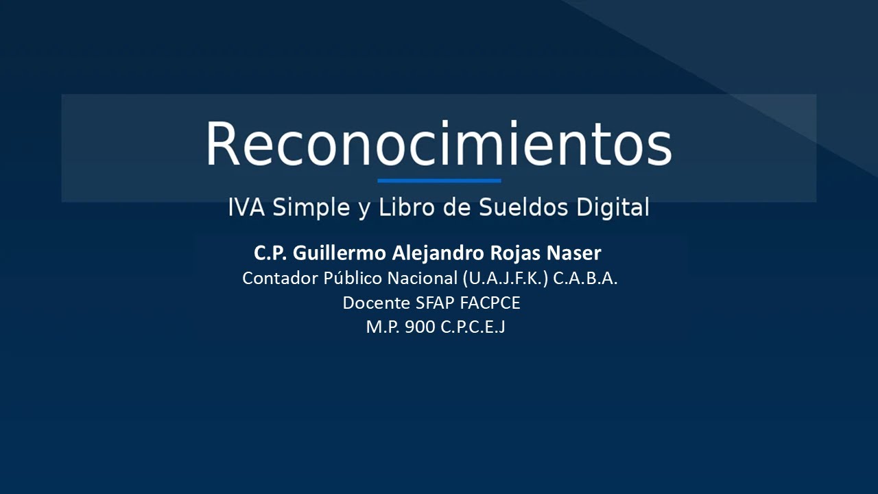 Libro de sueldos digital Guillermo Rojas Naser