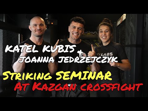 Katel Kubis & Joanna Jedrzejczyk Striking Seminar at KAZGAN CROSSFIGHT