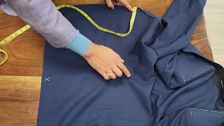 how to measure the half girth on your jacket or coat