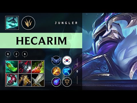 Hecarim Jungle vs Ekko - KR Diamond Patch 25.24