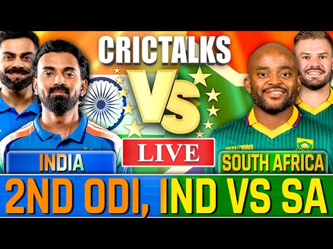 🔴 IND v SA Live Match Today, 2nd ODI Cricket Live Score, Commentary 2nd Inning India v South Africa