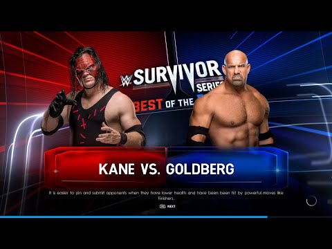 Kane Vs Goldberg Wwe Highlight