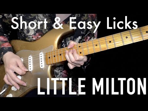 Blues Guitar Lesson: "Little Milton" Blues Licks in C | #126