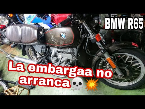La embargaa NO quiere Arrancar😔 BMW R65💀 Arrancando mis motos tras el 🦠