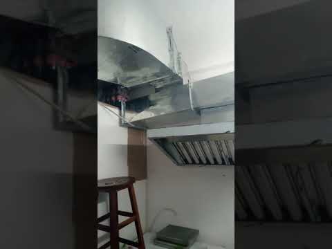 Stainless steel commercial kitchen chimney hood