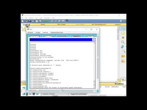 6 4 1 2 Packet Tracer configuración inicial del router