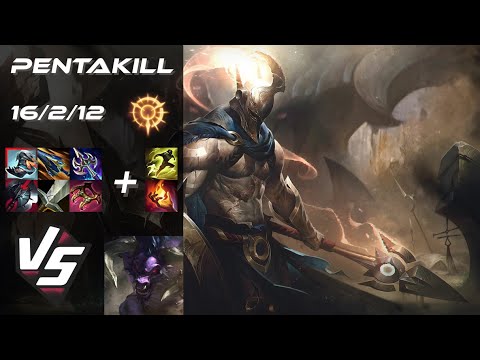 SUPPORT Pantheon vs Alistar [PENTAKILL] - NA Grandmaster Patch 25.S2.7