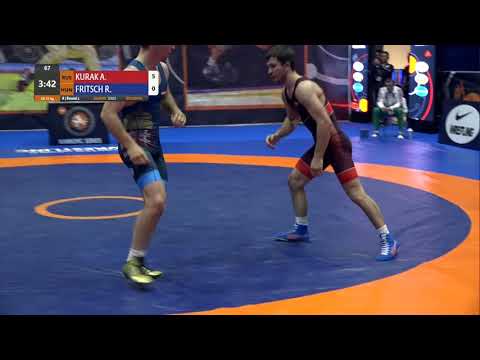 Round 2 GR - 72 kg: A. KURAK (RUS) v. R. FRITSCH (HUN)