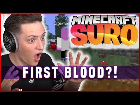 FIRST BLOOD?! - MINECRAFT SURO #1