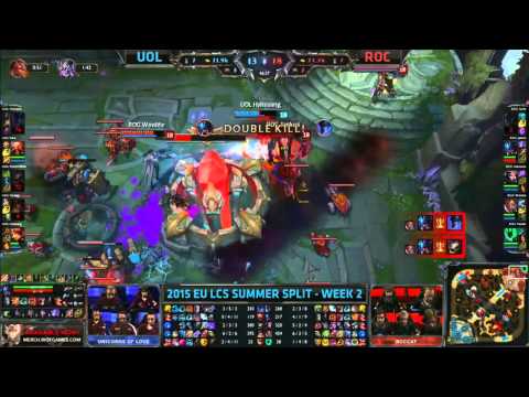 Recap / All Chat - Roccat vs Unicorns of Love - W2D2 EU LCS Summer 2015 - League of Legends
