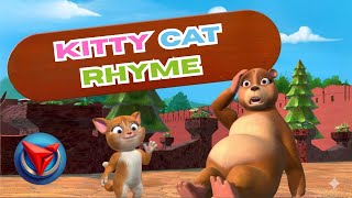 Kitty Cat English Kids Poem And Cartoon #nurseryrhymes #cat