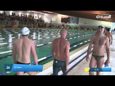 Serie 4 dei 50 Rana  Assoluti Maschi Master - Campionati Regionali Master 2015 VENETO e FRIULI VG