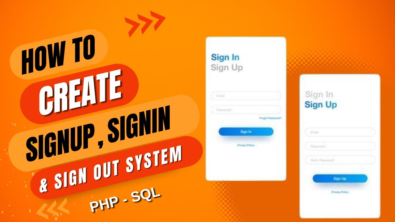 Registration, Login, Logout With PHP SQL Session | Get Knowledge