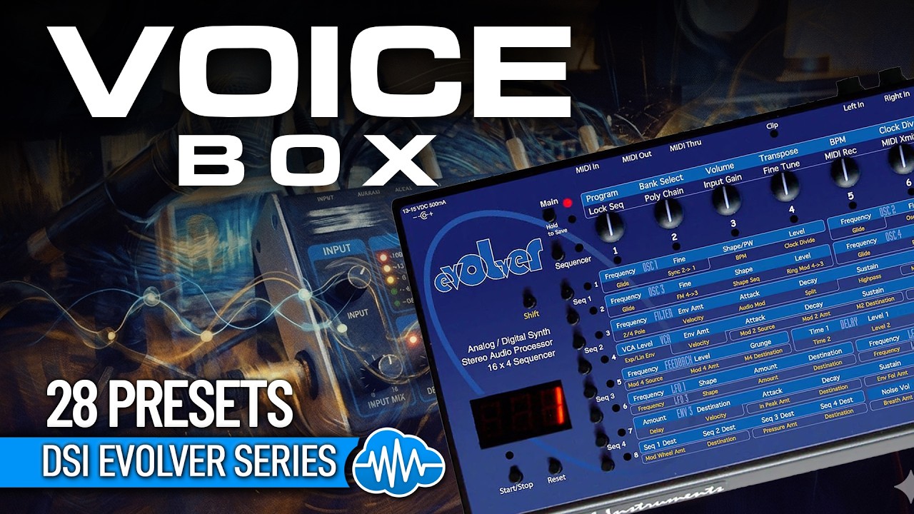 PRL005 - Voice Box - DSI Evolver ( 28 presets ) - Video Preview 1