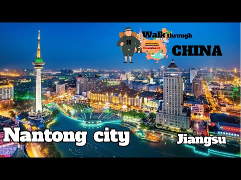Nantong - um centro de transporte na foz do rio Yangtze
