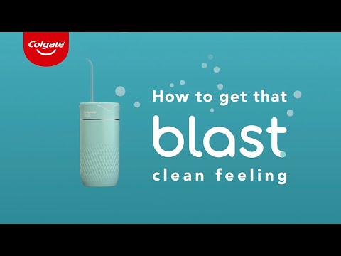 How to Use the Colgate® Blast Water Flosser