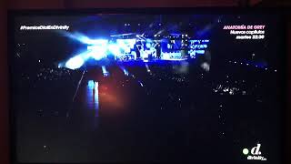 David De María y Sergio Dalma Precisamente Ahora en los premios Cadena Dial Tenerife