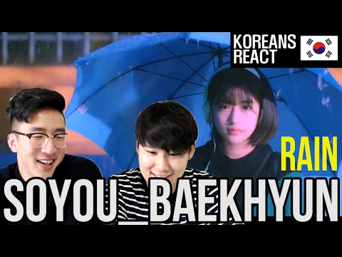 SOYOU x BAEKHYUN - RAIN (소유x백현 - 비가 와) Reaction!!