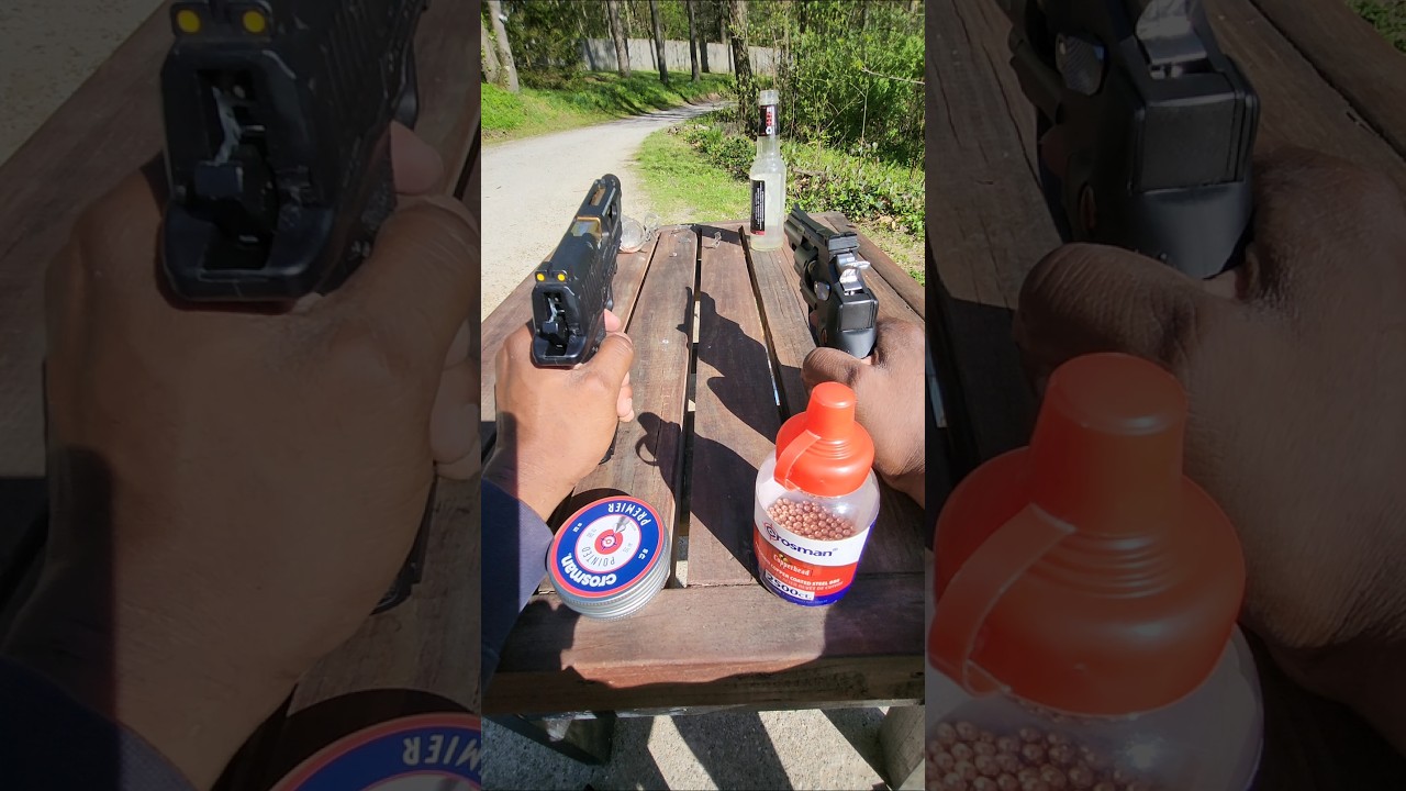 Amazon BB Gun vs Pellet Gun Test!