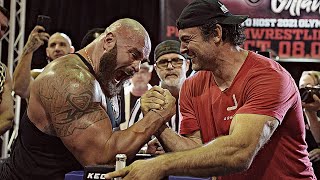 WWE Braun Strowman VS Devon Larratt | Arm Wrestling & Fight 2021 video