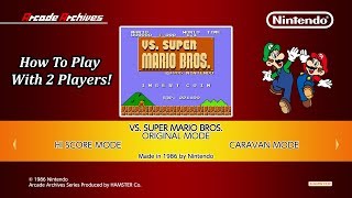 How To Unlock 2 Player Mode | Arcade Archives VS. Super Mario Bros. | Nintendo Switch