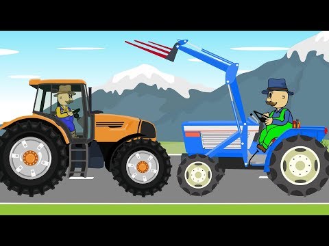 Farmer Fairy Tales For Kids | Collection of animation_Tractor | Bajka Przygody rolników 😗