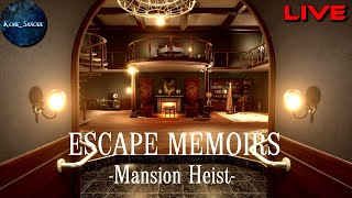 Escape Memoirs: Mansion Heist [FULL GAME] | 5 Player Heist Escape Room (TWITCH VOD)