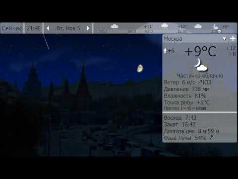Погода. Москва. 4 - 6 ноября 19 г.