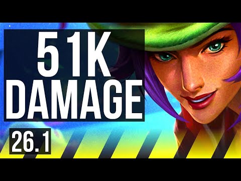 SIVIR & Braum vs CAITLYN & Poppy (ADC) | Good KDA: 18/2/11, 51K damage | KR Challenger | 26.1