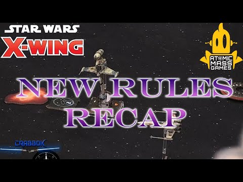 X-Wing 2.5 Rules Stream Overview and Recap - Scenarios, Obstacles, and Bumping!  Plus More Mando!