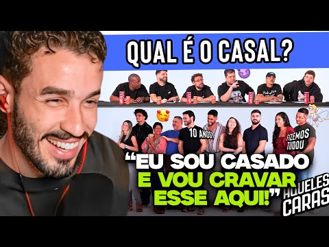 É OBRIGAÇÃO ACERTAR! QUEM É O CASAL? | REACT AQUELES CARAS