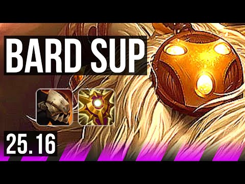 BARD & Jhin vs PANTHEON & Kog'Maw (SUP) | EUW Master | 25.16