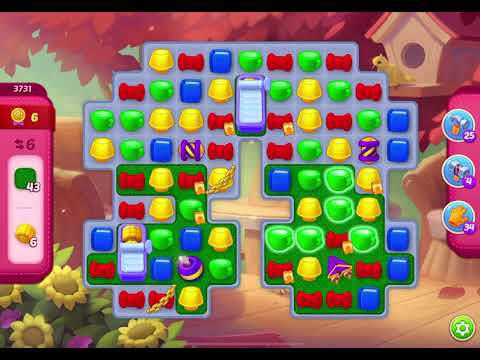 HomeScapes Level 3731 no boosters (13 moves)