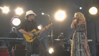 Carrie Underwood and Brad Paisley  Remind Me  CMA 2011 Live