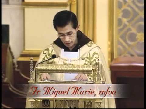 Benediction and Devotions - 11-13-2011 - Revelations 21v1-2 22-27 - Fr Miguel Marie