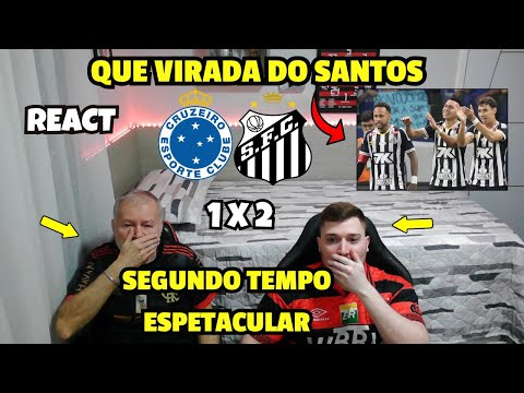 REACT CRUZEIRO 1 X 2 SANTOS WHAT A COMEBACK FROM SANTOS - HIGHLIGHTS - BRAZILIAN CHAMPIONSHIP 2025