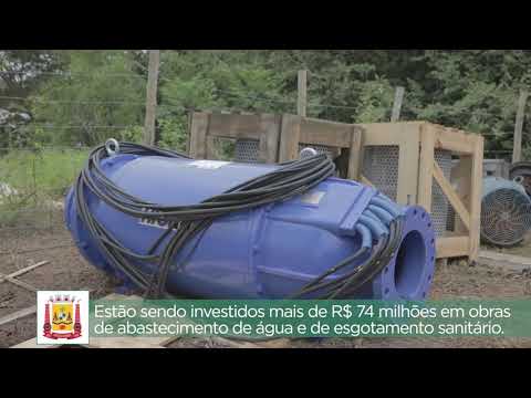 Várzea Grande avança nas obras de água tratada e esgotamento sanitário
