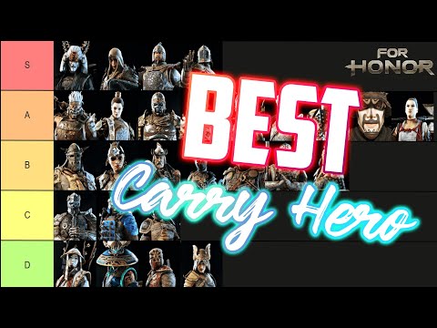 FOR HONOR: YEAR 4 SEASON 3 TOP TIER SOLO CARRY HERO TIERLIST - BEST HEROES TO WIN WITH IN CCU!