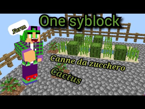 Faccio le mie prime farm di canne da zucchero è cactus