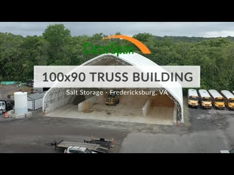 ClearSpan Sand & Salt Storage – City of Fredericksburg – Fredericksburg, VA