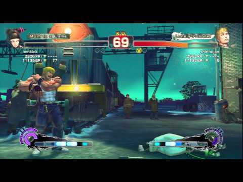 benkick [Juri] Vs shinbojan [Cody] SSF4 AE Online Ranked Matches - PSN