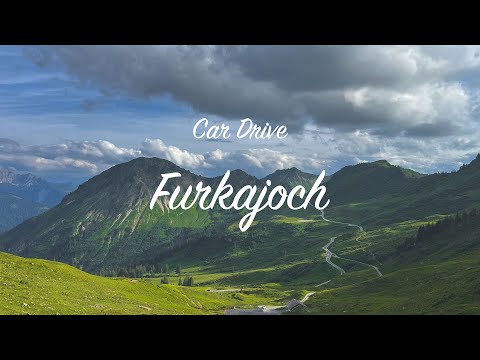 Car Drive 4K - Scenic Drive in the Alps ( Zwischenwasser - Furkajoch) with Calming Music