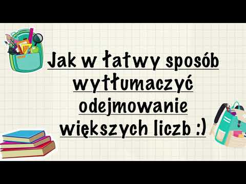 Odejmowanie liczb dwucyfrowych