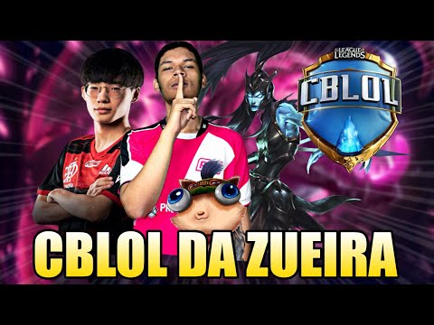 BVOY VS BLUE E FNB DENTRO DA FONTE - CBLOL DA ZUEIRA