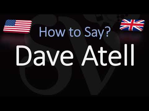 How to Pronounce Dave Atell? (CORRECTLY)