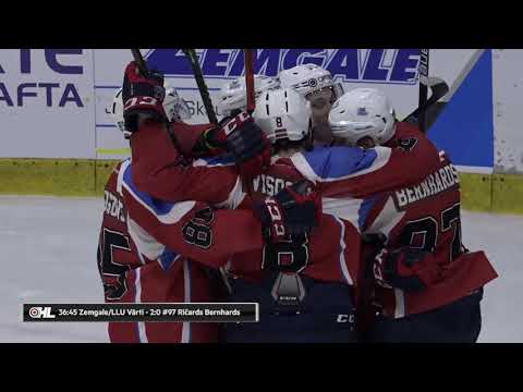 Optibet Hokeja Līga: HK Zemgale/LLU - HK Mogo/LSPA. Spēles labākie momenti (24.03.2021)